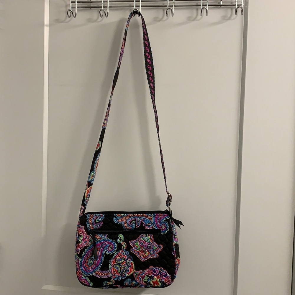 Vera Bradley Black Pattern Purse Adjustable strap